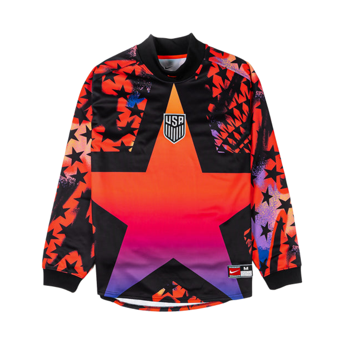 IO0786-010 Nike USMNT Hollywood Keeper Soccer Shirt Black Bright Crimson (IO0786-010) (Non Marking Ver.)