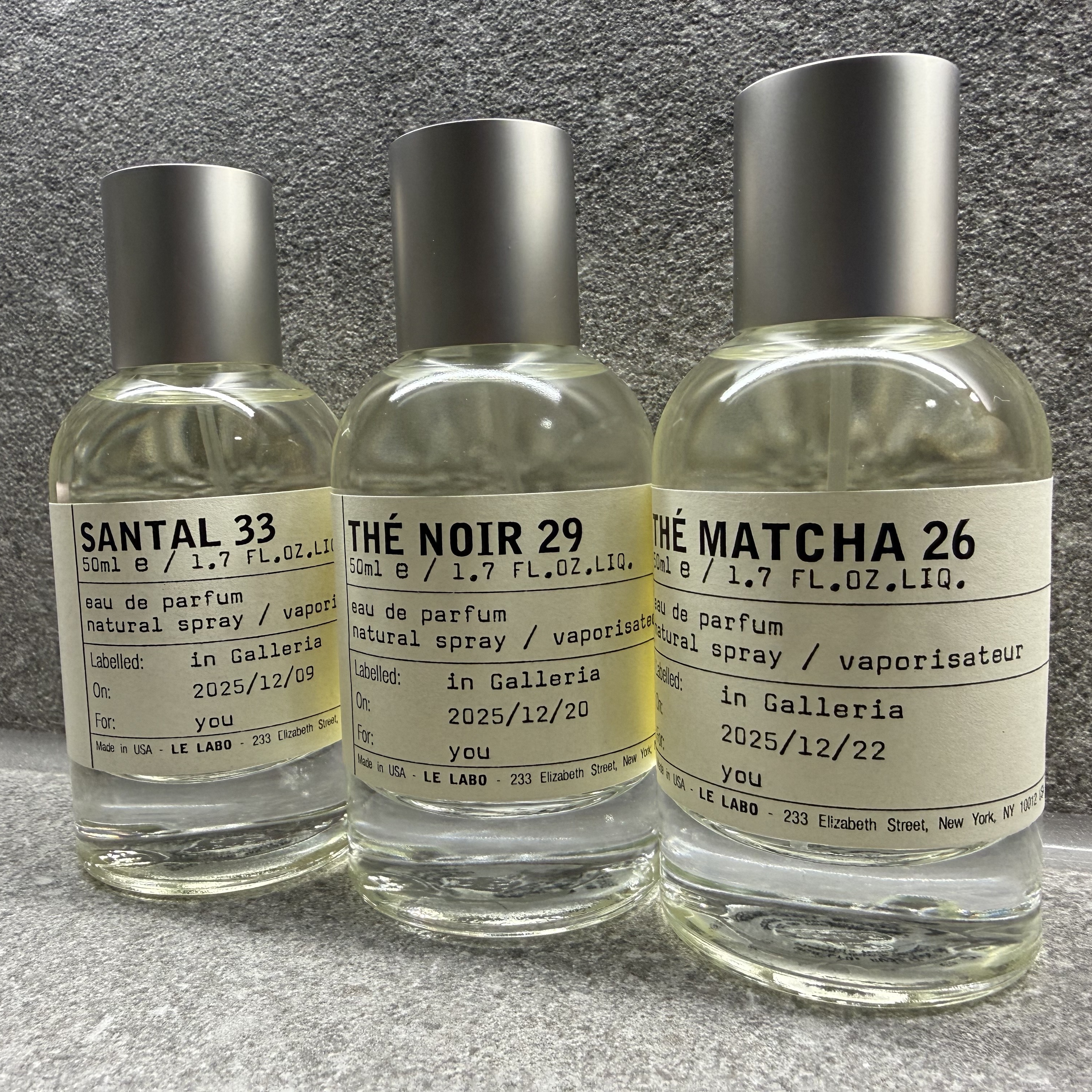 Le Labo The Matcha 26 Eau De Parfum 50ml, Le Labo The Noir 29 Eau De Parfum 50ml 착용 스타일