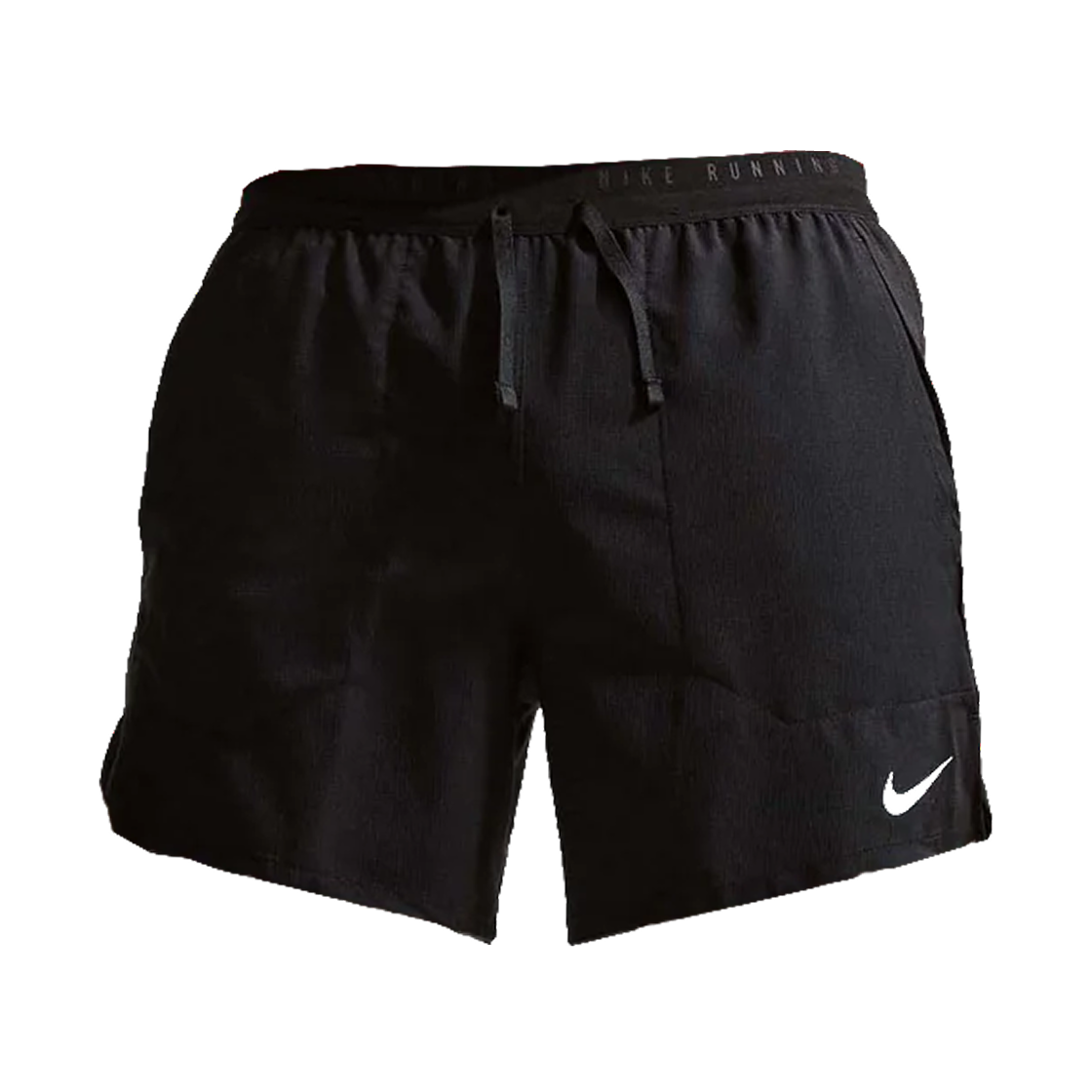 나이키 스트라이드 드라이핏 5인치 브리프 라인드 러닝 쇼츠 블랙 화이트 - 아시아(Nike Stride Dri-Fit 5 Inch Brief Lined Running Shorts Black White - Asia) - 1