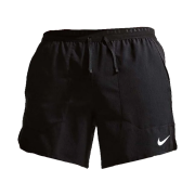 Nike Stride Dri-Fit 5 Inch Brief Lined Running Shorts Black White - Asia