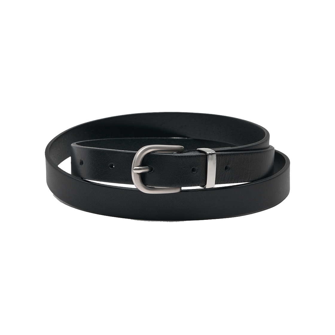 TNBE6E001SV TNGT Italy Calf Leather Belt Black