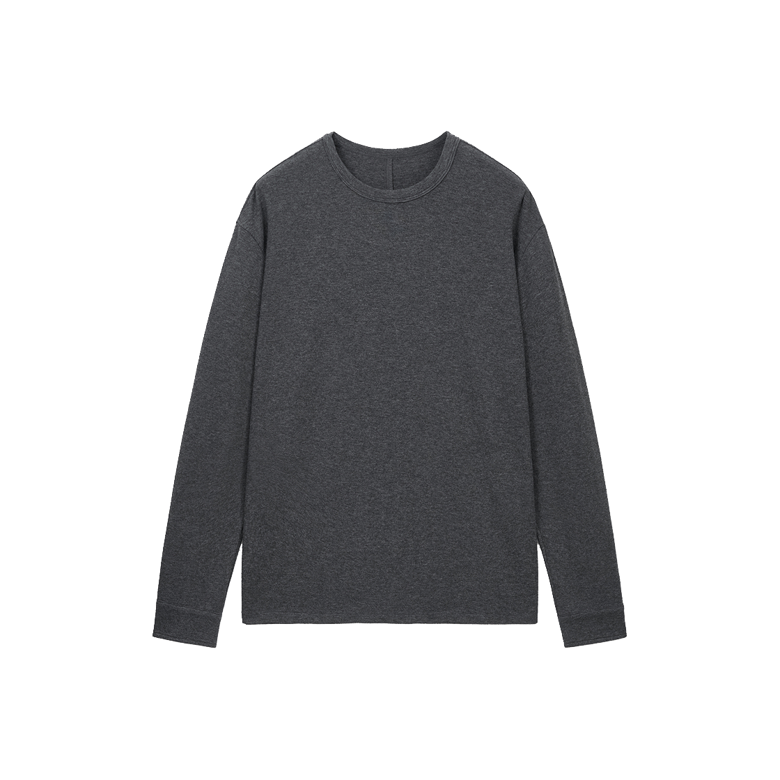 TNTS6E102CG TNGT Wool Blend Jersey Long Sleeves Dark Grey