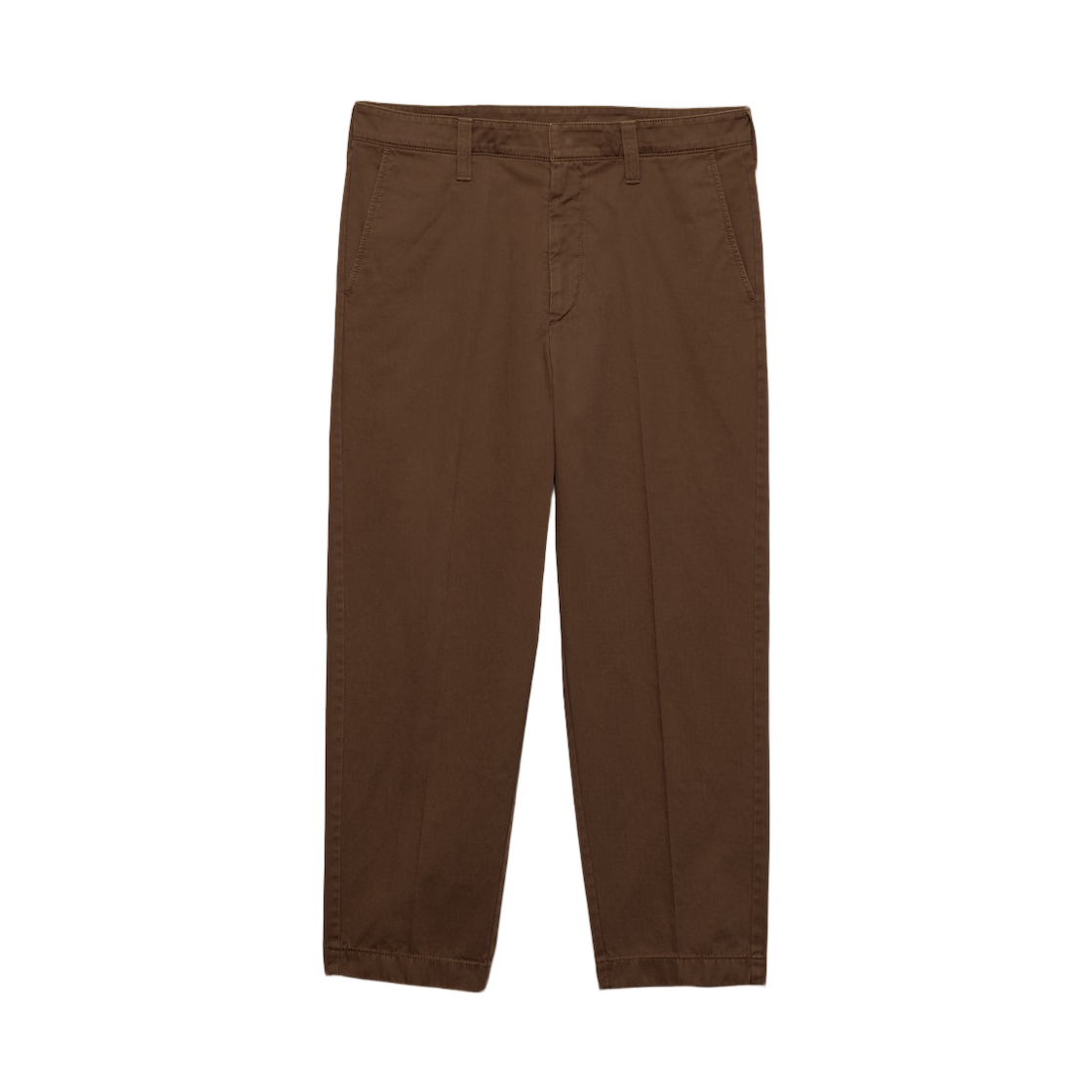 SPH540-19DL-F0005 Prada Cotton Gabardine Pants Tobacco
