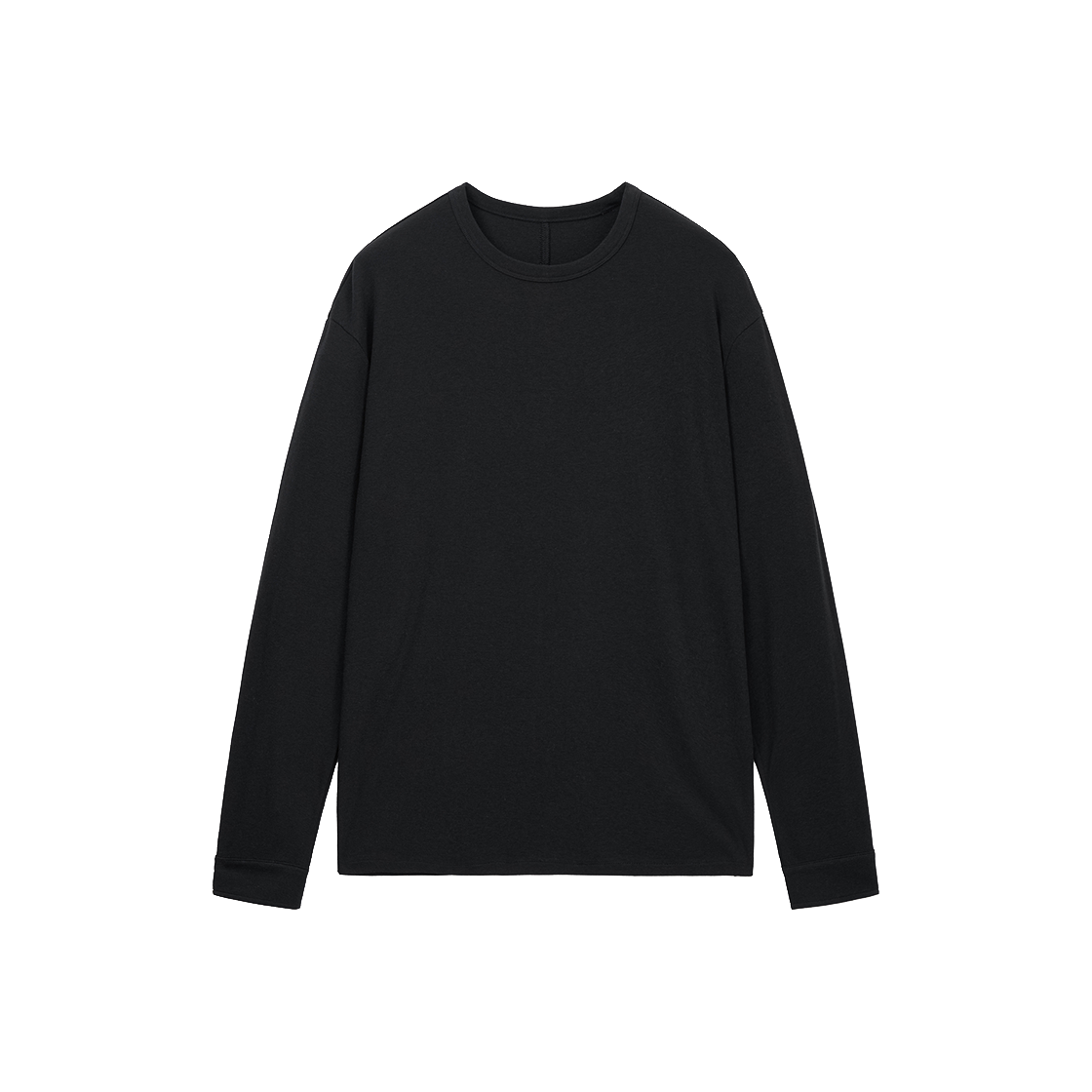 TNTS6E102BK TNGT Wool Blend Jersey Long Sleeves Black