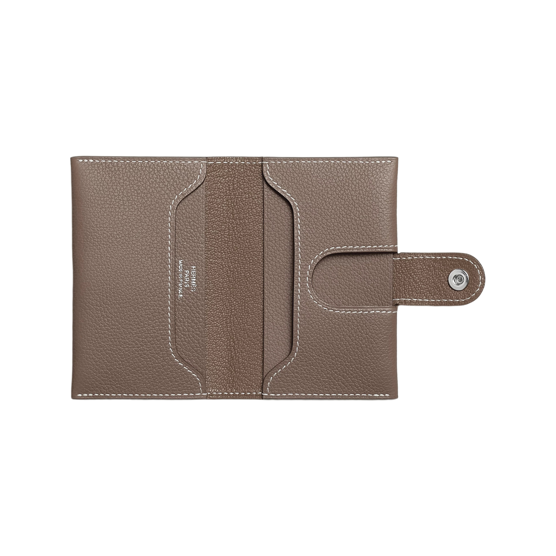 에르메스 R.M.S 카드 홀더 에버컬러 & 팔라듐 하드웨어 에뚜쁘(Hermes R.M.S Card Holder Evercolor & Palladium Etoupe) - 2