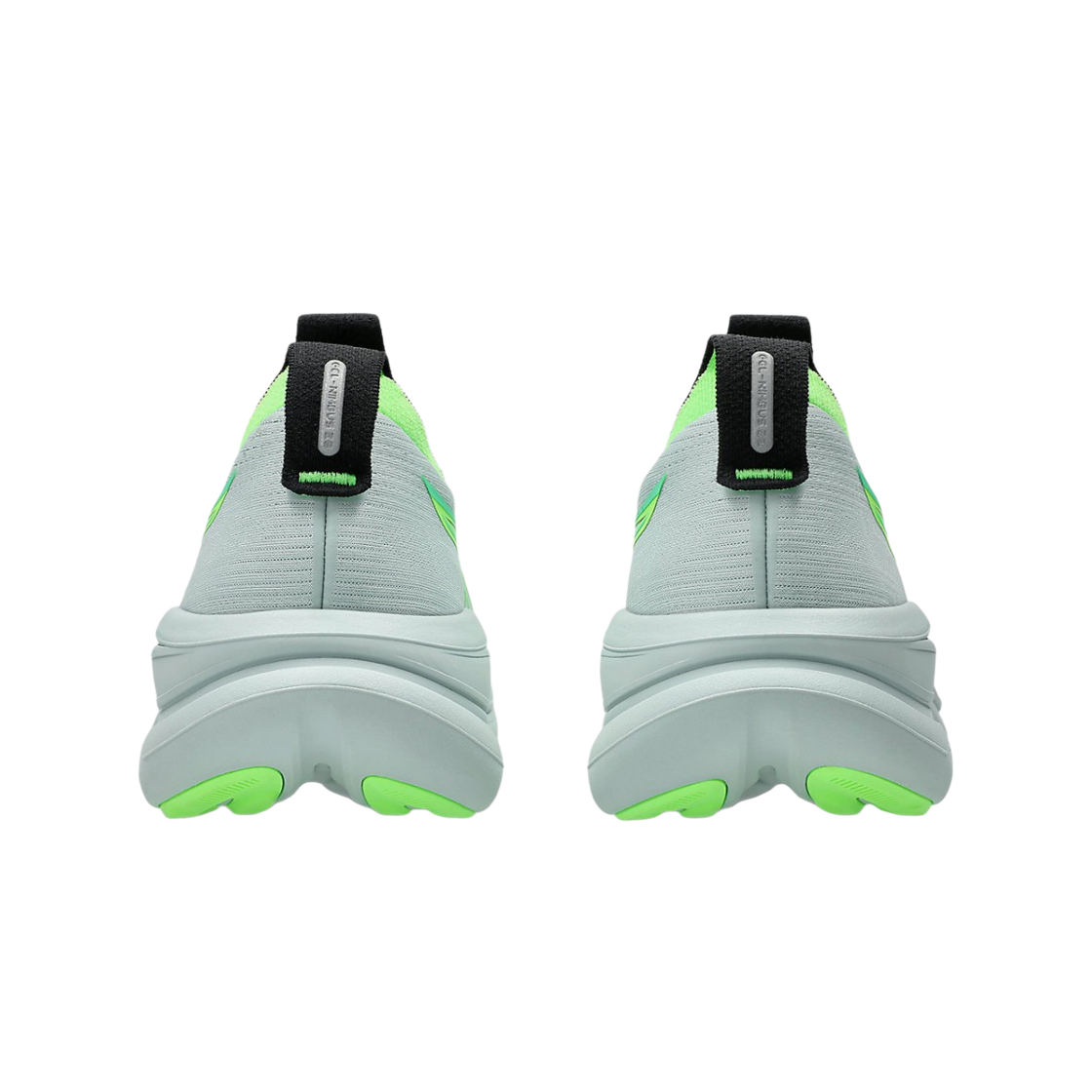 아식스 젤 님버스 28 콜드 모스 일루미네이트 그린 - 2E 와이드(Asics Gel-Nimbus 28 Cold Moss Illuminate Green - 2E Wide) - 3