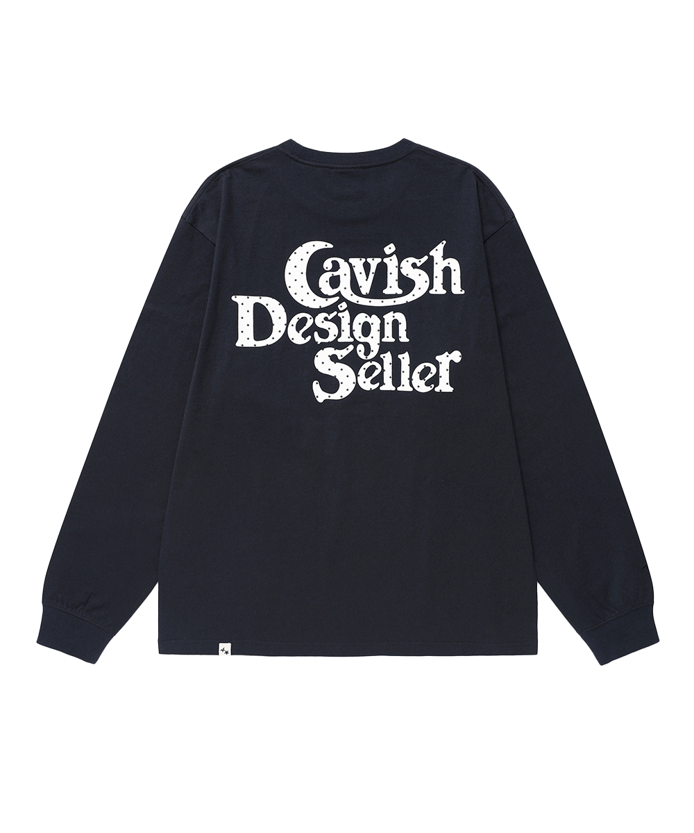 CV2GSUT579ANV CAVISH Star Seller Logo LS Tee Navy