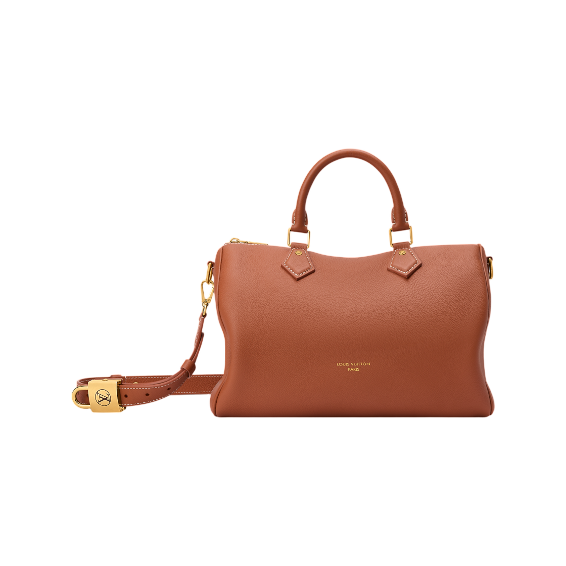 M24892 Louis Vuitton Speedy Soft 30 Cognac