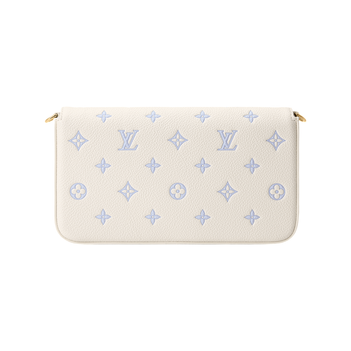 루이비통 포쉐트 펠리시 밀키 화이트 블루(Louis Vuitton Pochette Felicie Milky White Blue) - 3