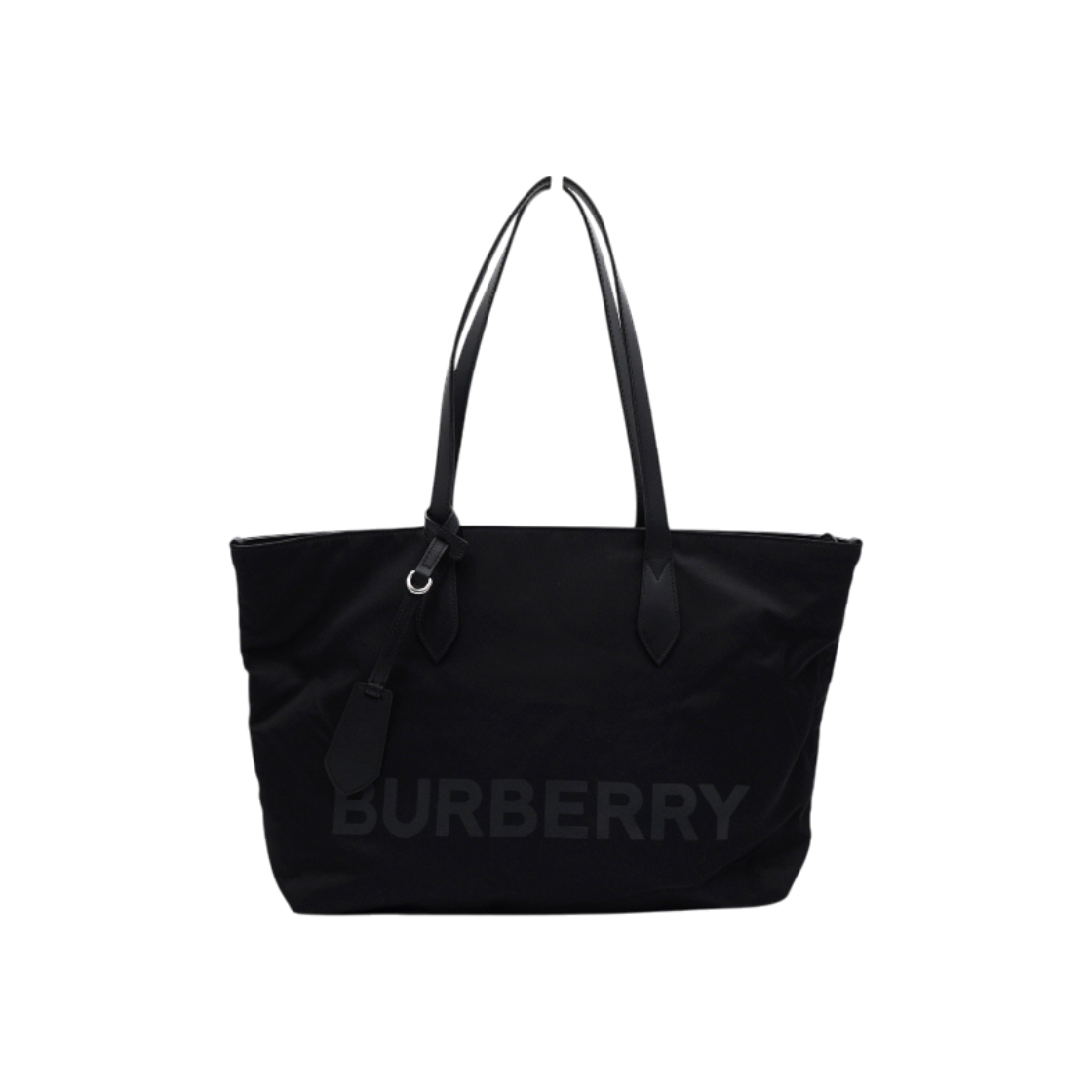 ITM32I9JLGEL Burberry Black Nylon Logo Shopper Bag