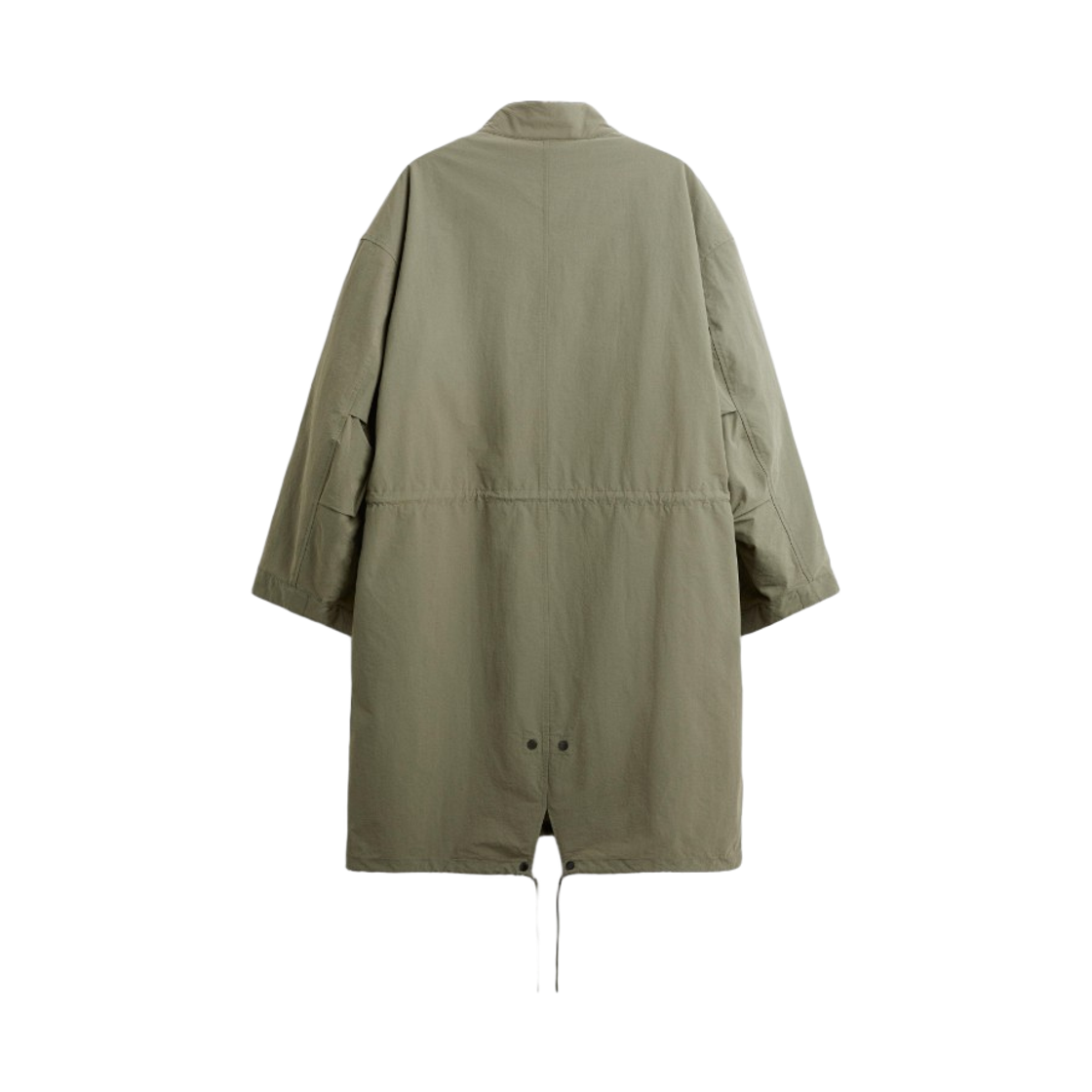 자라 투인원 하이테크 패브릭 트렌치 코트 카키(Zara 2-in-1 Hightech Fabric Trench Coat Khaki) - 2