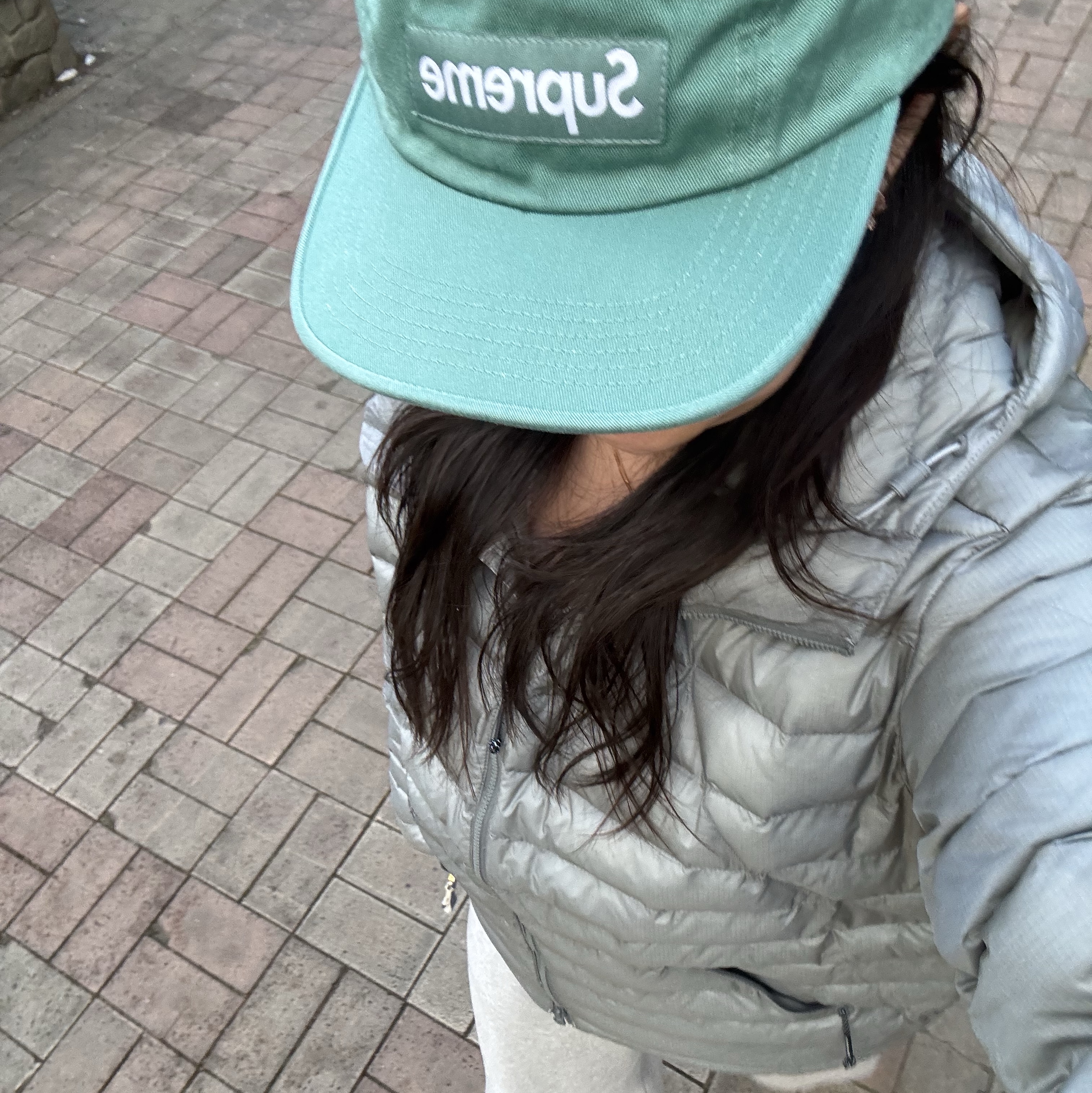 The North Face Ventus On Jacket Silver 착용 스타일 - 1