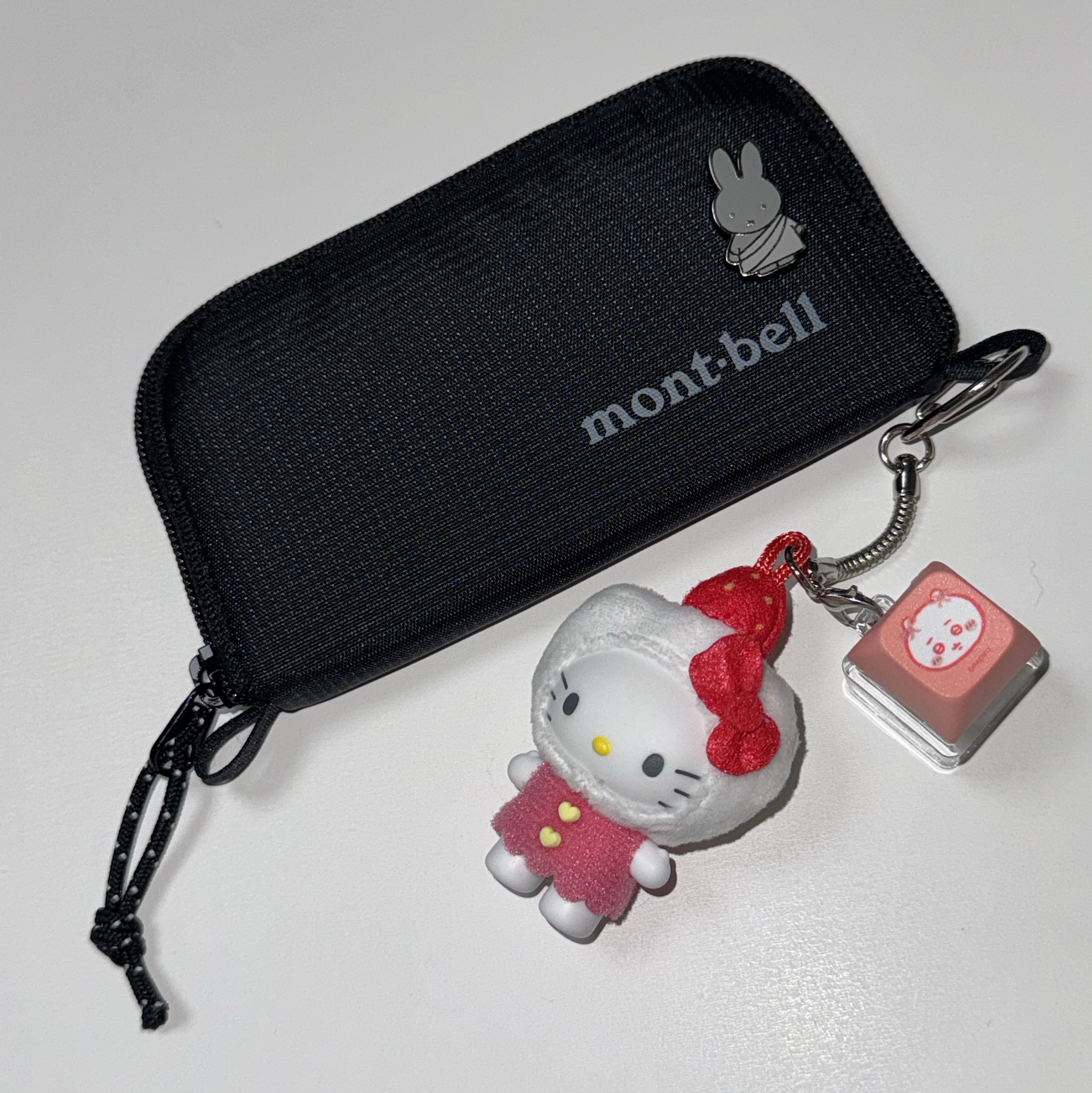 Montbell Mini Zip Wallet Black - 25FW 착용 스타일