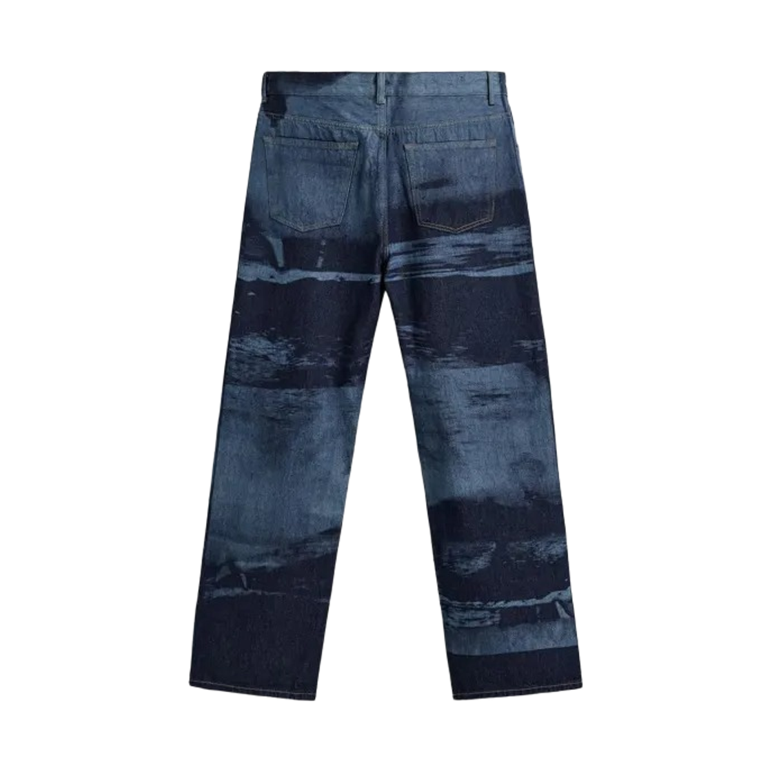 자라 프린트 루즈핏 진 블루(Zara Loose Fit Jeans with Print Blue) - 2
