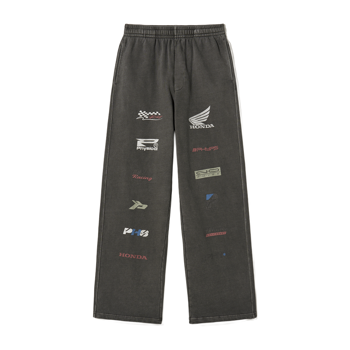 HGS1PT310SCH Honda Logo Artwork Sweat Pants Charcoal