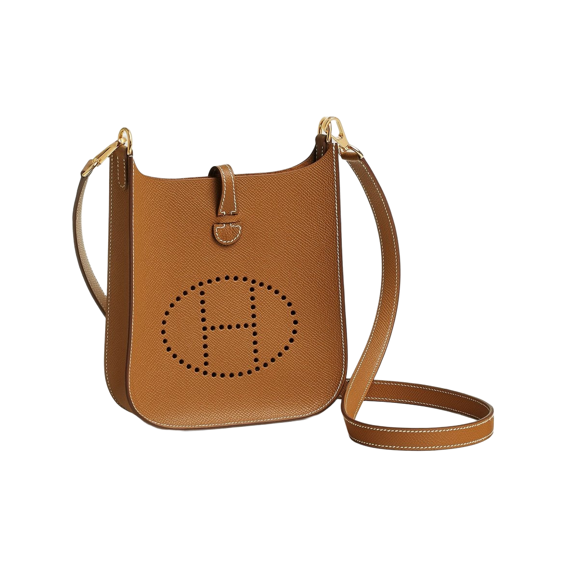 에르메스 에블린 16 셀리에 백 앱송 & 골드 하드웨어 골드(Hermes Evelyne 16 Sellier Bag Epsom & Gold Gold) - 2