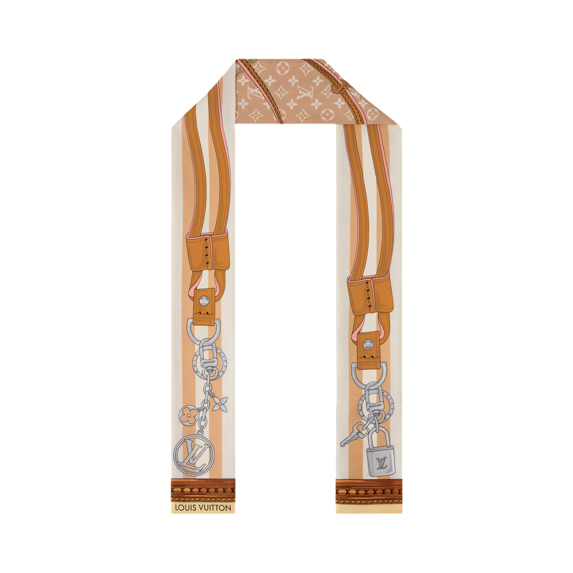 M98066 (W) Louis Vuitton Strap And Trunk Bandeau Dune Beige