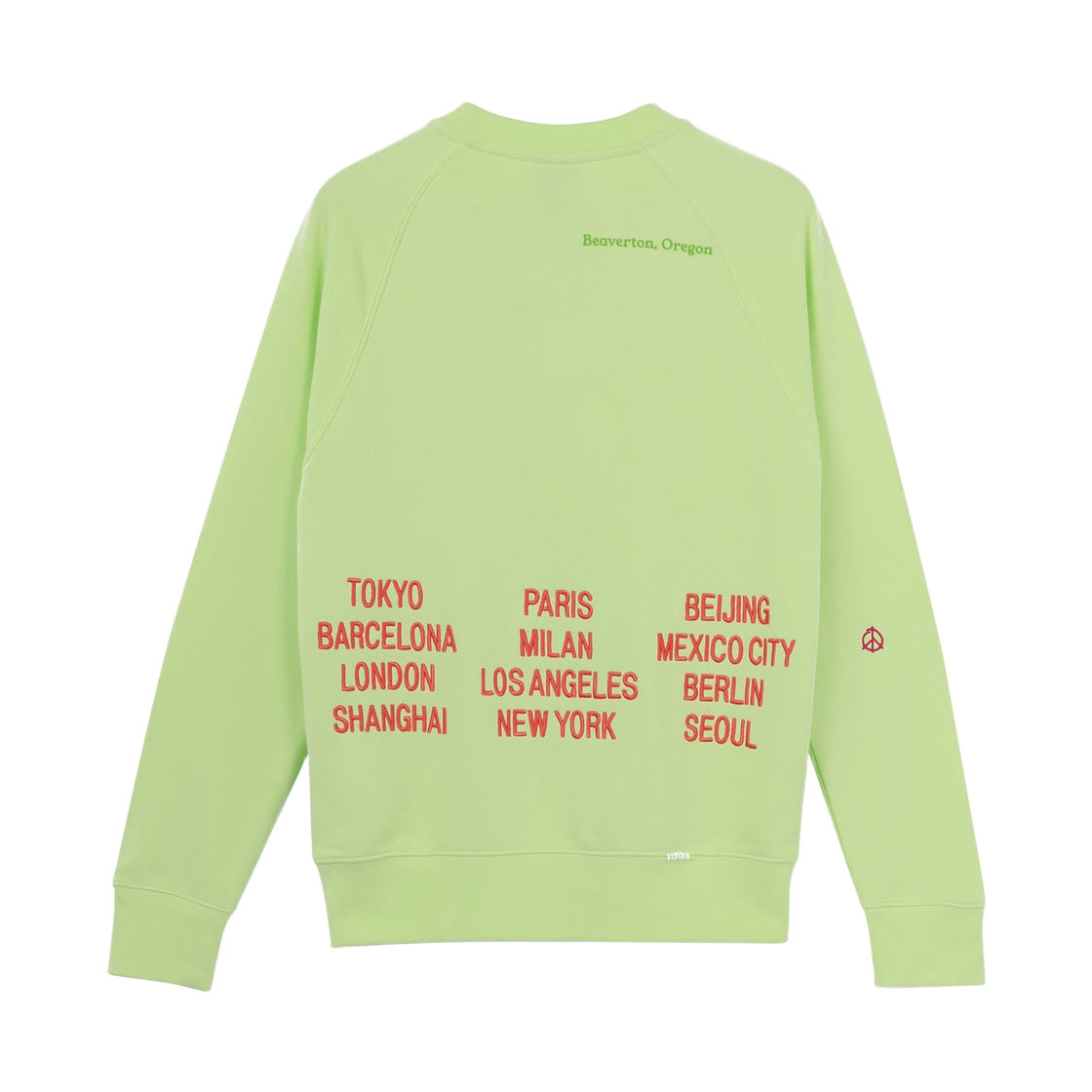 나이키 자수 로고 라운드 넥 풀오버 그린 - 아시아(Nike Embroidered Logo Round Neck Pullover Green - Asia) - 2