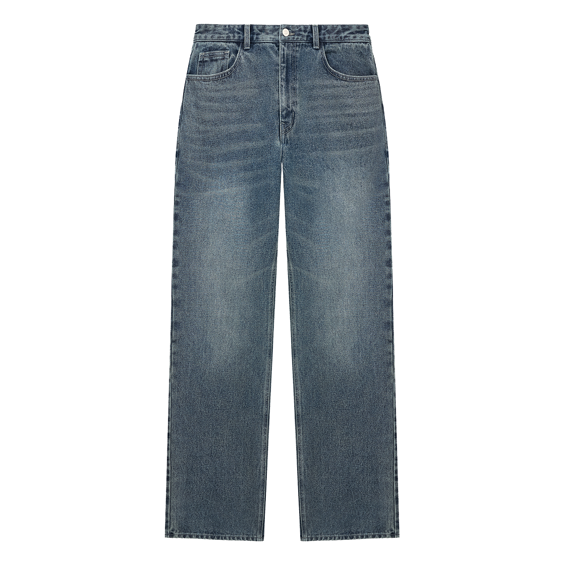 TNPA6E106B3 TNGT Straight Fit Denim Pants Vintage Blue