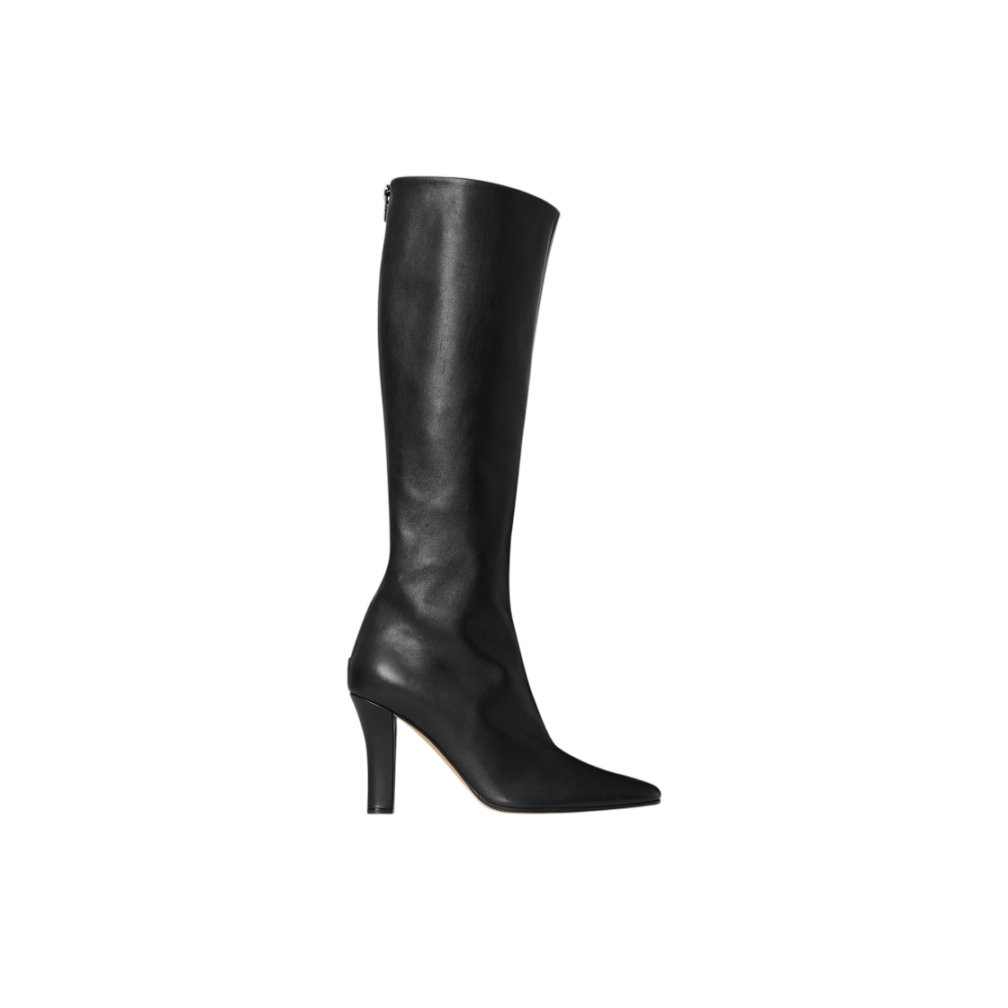 (W) 더 로우 모나 니 부츠 레더 블랙((W) The Row Mona Knee Boot in Leather Black) - 1