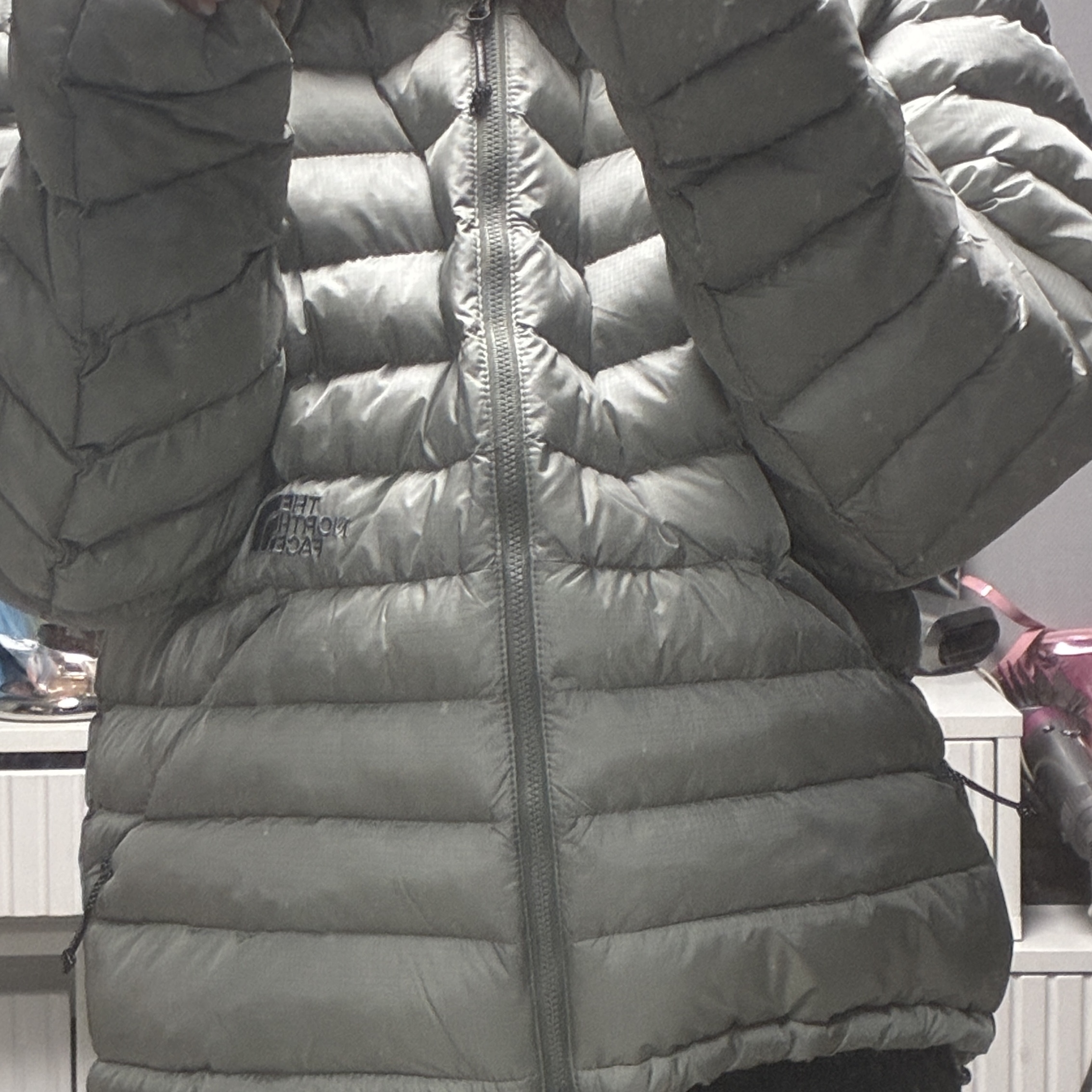 The North Face Ventus On Jacket Silver 착용 스타일 - 2