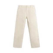Zara Corduroy Carpenter Pants Ecru