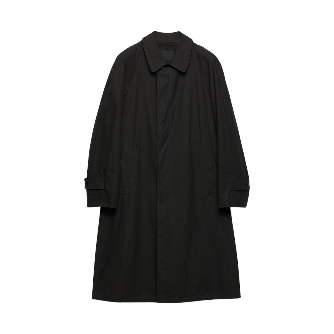 SGD062-184B-F0002 Prada Cotton Coat Black