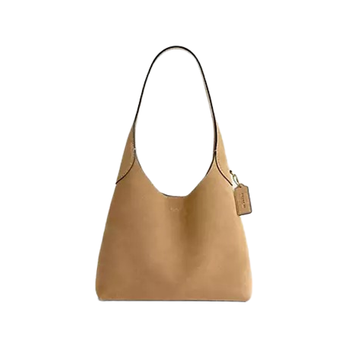 CW637-B4SN Coach Brooklyn Shoulder Bag 28 Brass Sand