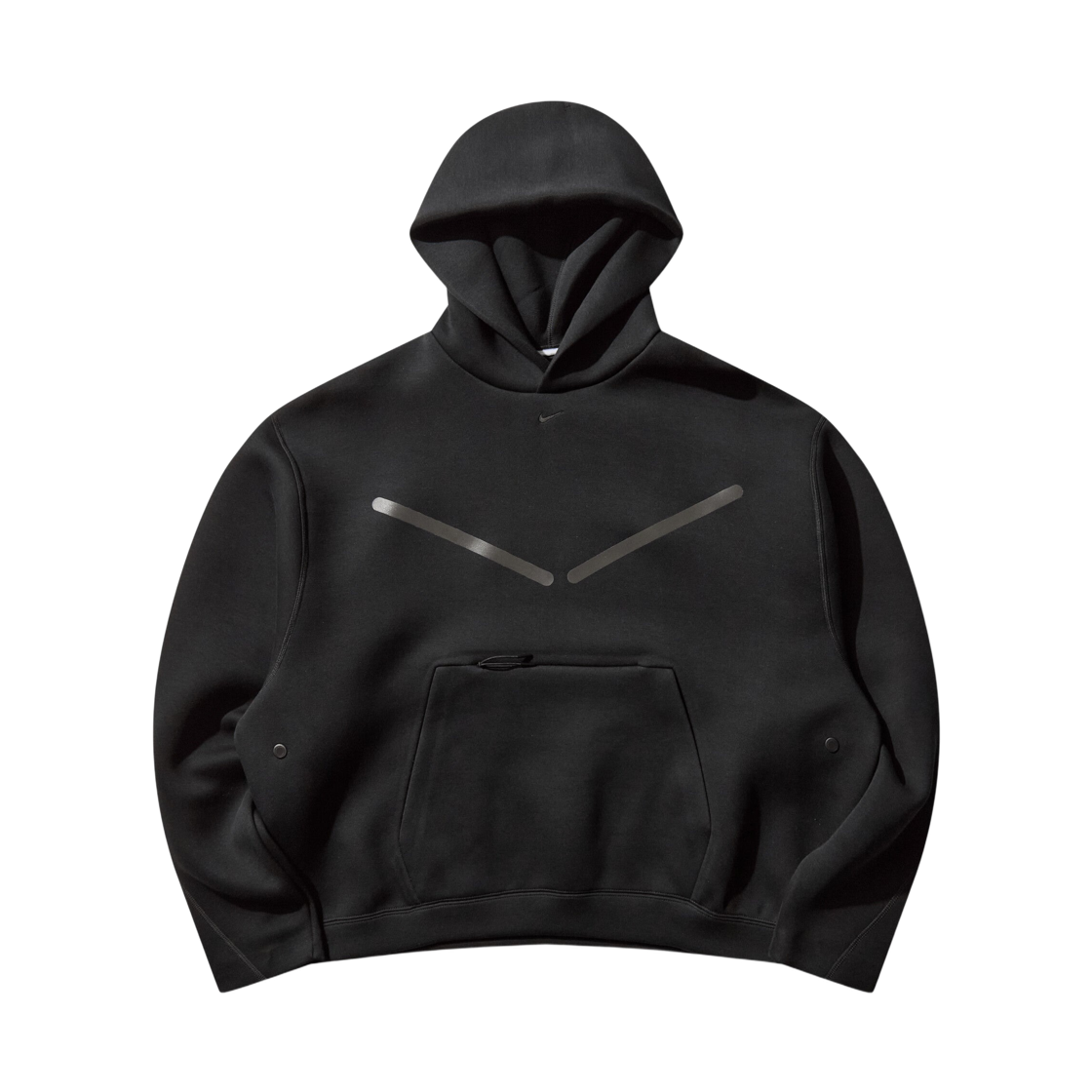 HV1343-010 Nike Tech Pullover Hoodie with Reflective Accents Black - Asia
