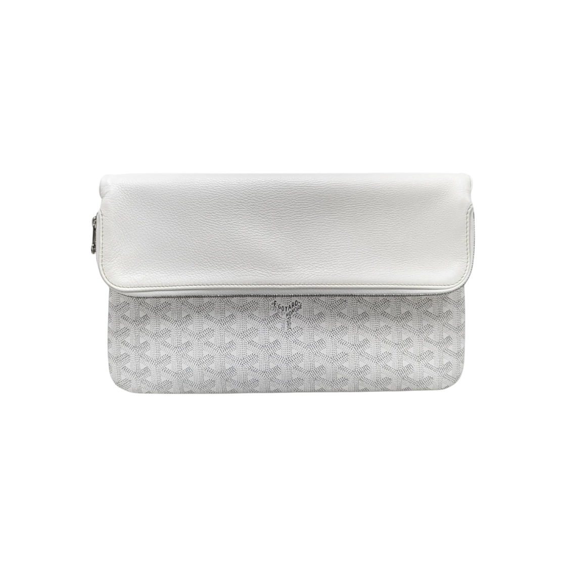 고야드 화이트 컬러 생마리 MM 클러치백(Goyard White Saint Marie MM Clutch Bag)