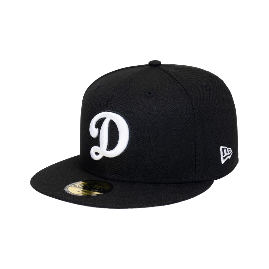 뉴에라 MLB LA 다저스 D 로고 베이직 사이즈 캡 블랙 화이트(New Era MLB LA Dodgers D Logo Basic Size Cap Black White) - 1