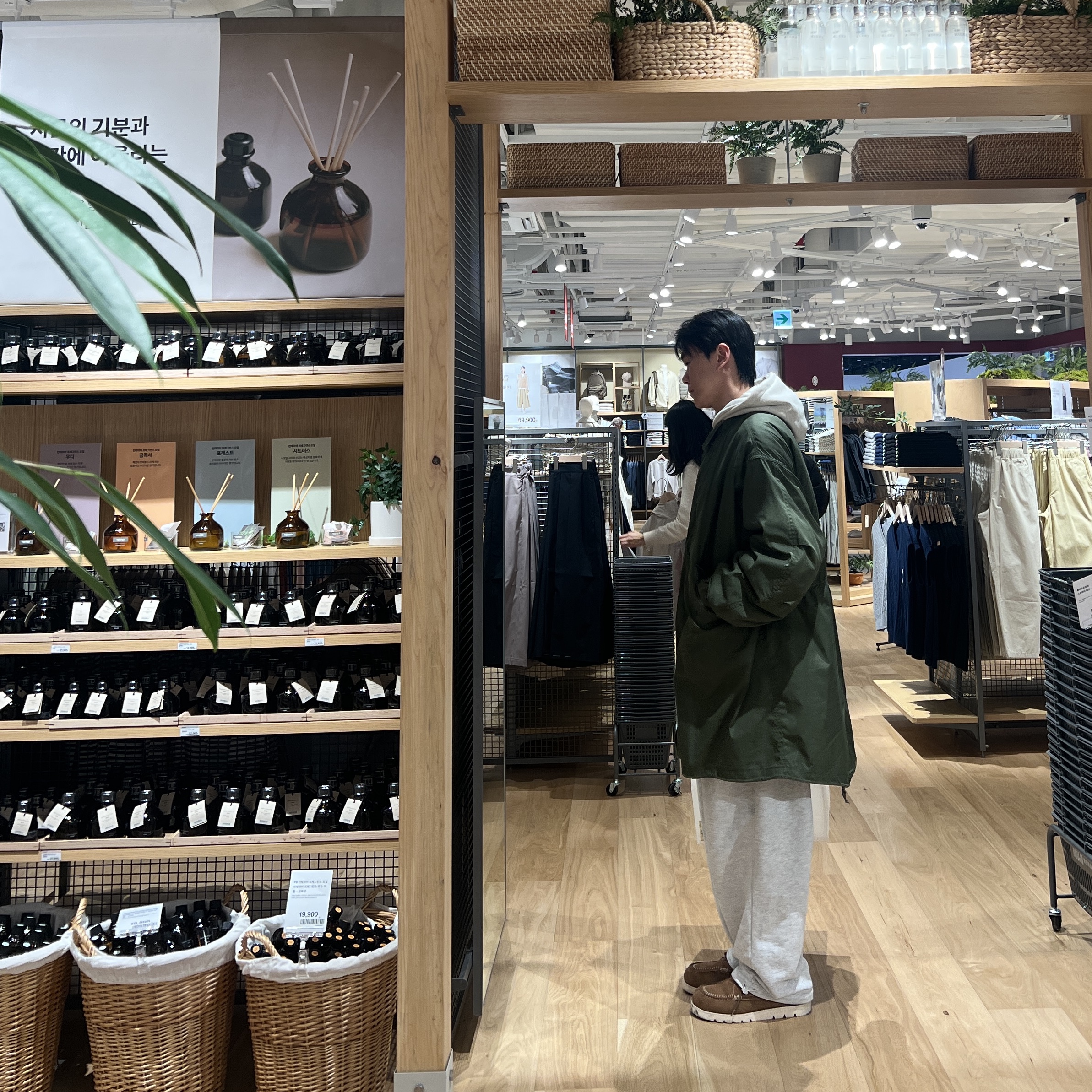 YMCL KY US M-65 Field Parka Olive 착용 스타일