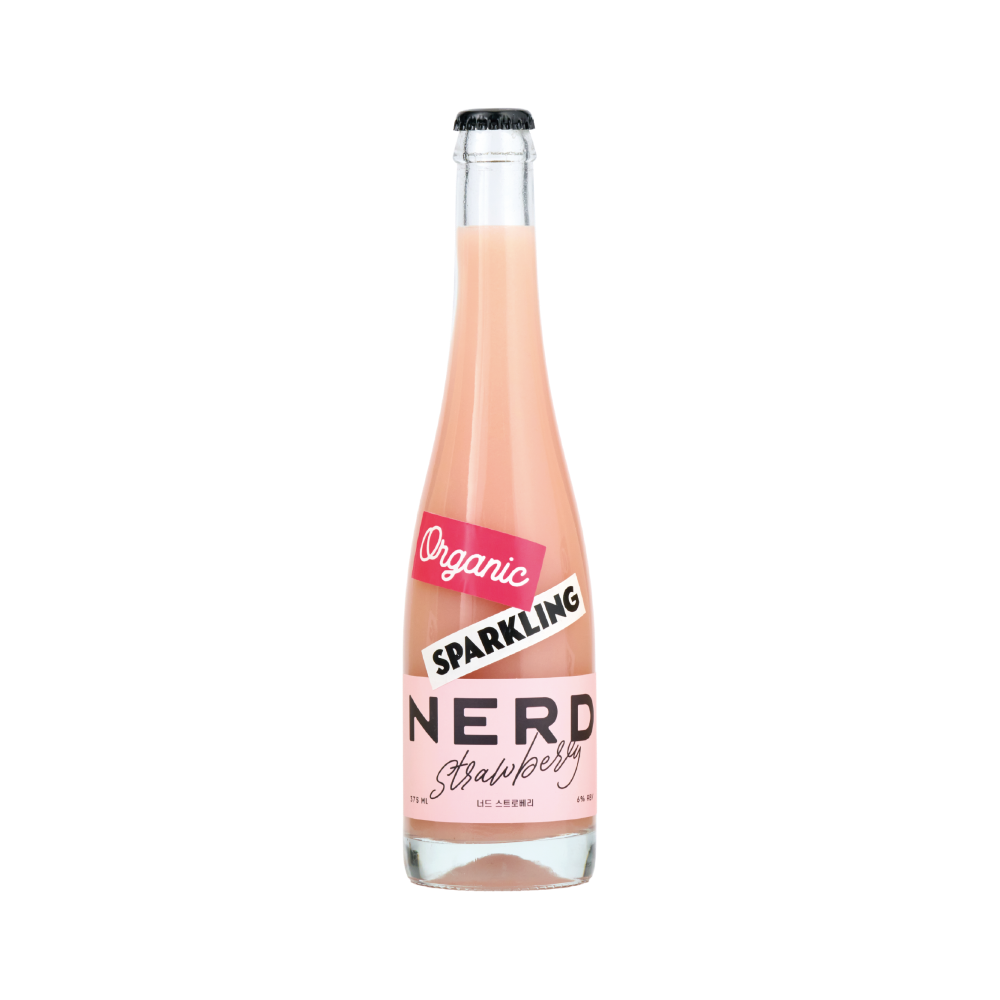 너드 스트로베리 스파클링 1병 375ml 6도(NERD Strawberry Sparkling 375 ml / 6% ABV)