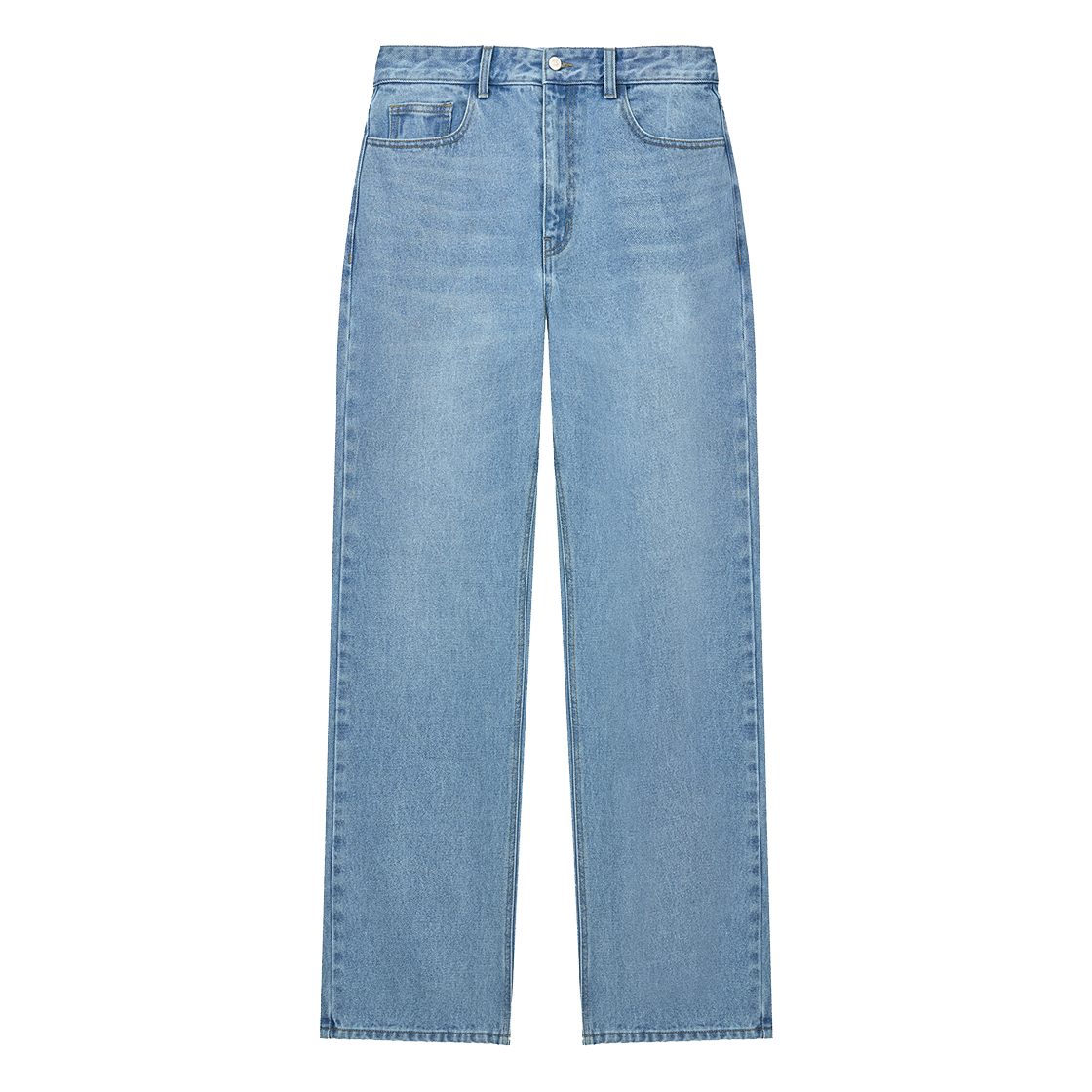 TNPA6E106B1 TNGT Straight Fit Denim Pants Light Blue