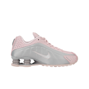 (W) Nike Shox R4 Barely Rose Metallic Platinum