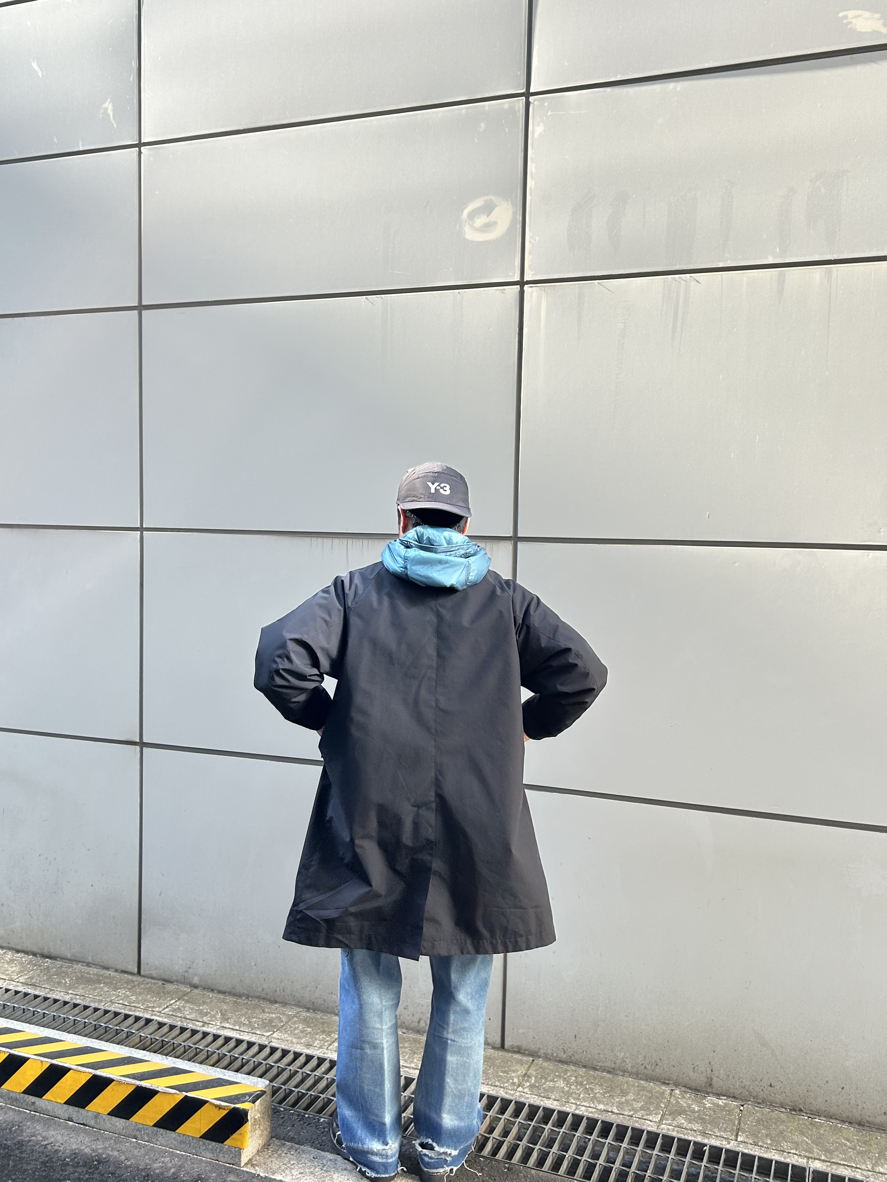 Paraboot Michael Lisse Black, Carhartt WIP Smith Denim Double Knee Pants Blue Stone Bleached 착용 스타일 - 3