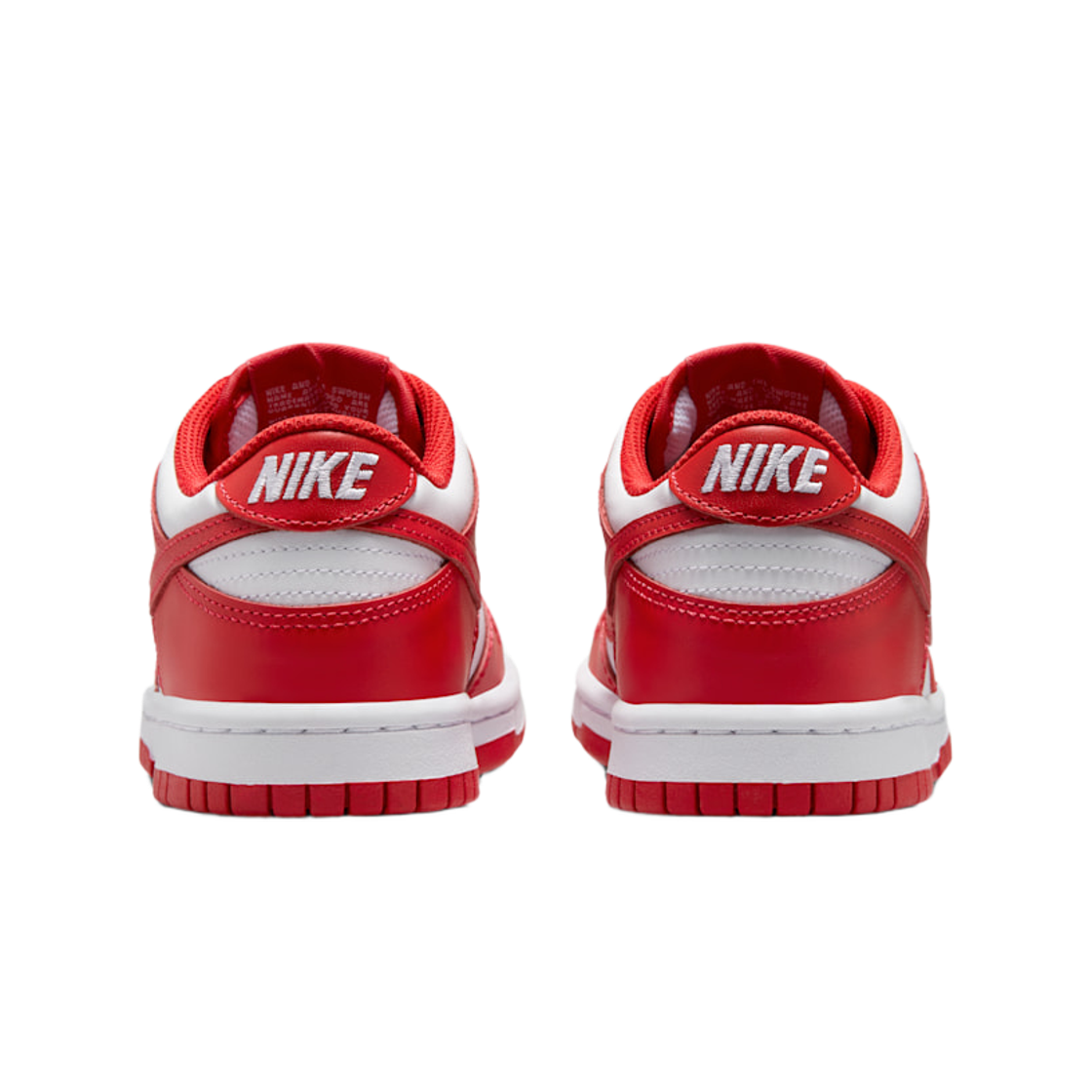 (GS) 나이키 덩크 로우 화이트 유니버시티 레드((GS) Nike Dunk Low White University Red) - 3