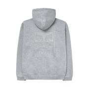 IAB Studio x Obey Icon Extra Heavy Zip Hoodie Grey Heather