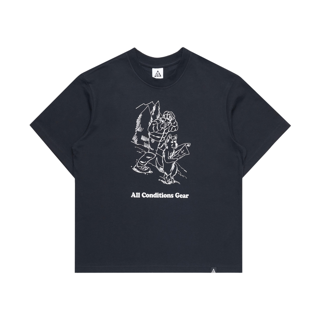 FV7326-010 (W) Nike ACG Loose Graphic T-Shirt Black - Asia