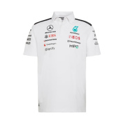 Adidas x Mercedes AMG Petronas F1 Team Engineer Polo White - KR Sizing (Non Marking Ver.)