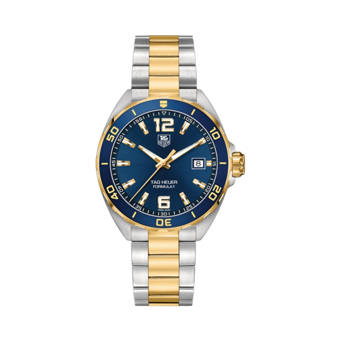 WAZ1120-BB0879 TAG Heuer Formula 1 Quartz Date 41mm Steel Gold Blue