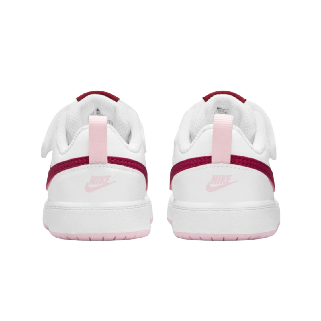 (TD) 나이키 코트 버로우 로우 2 화이트 레드((TD) Nike Court Borough Low 2 White Red) - 3