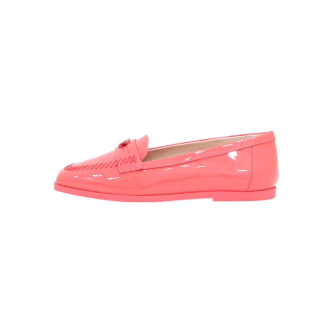 ITWQ5BLQEGS8 Chanel G45409 Pink Patent CC Loafers