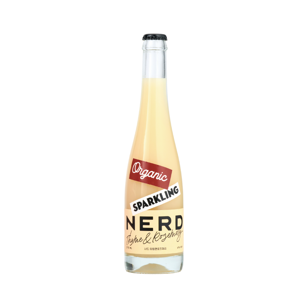 너드 타임앤로즈마리 스파클링 1병 375ml 6도(NERD Thyme & Rosemary Sparkling 375 ml / 6% ABV)