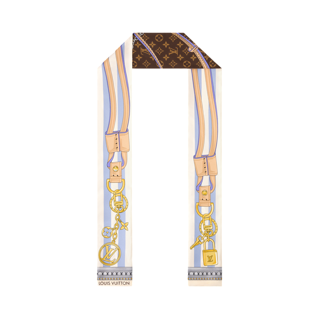 M97860 (W) Louis Vuitton Strap And Trunk Bandeau Brown