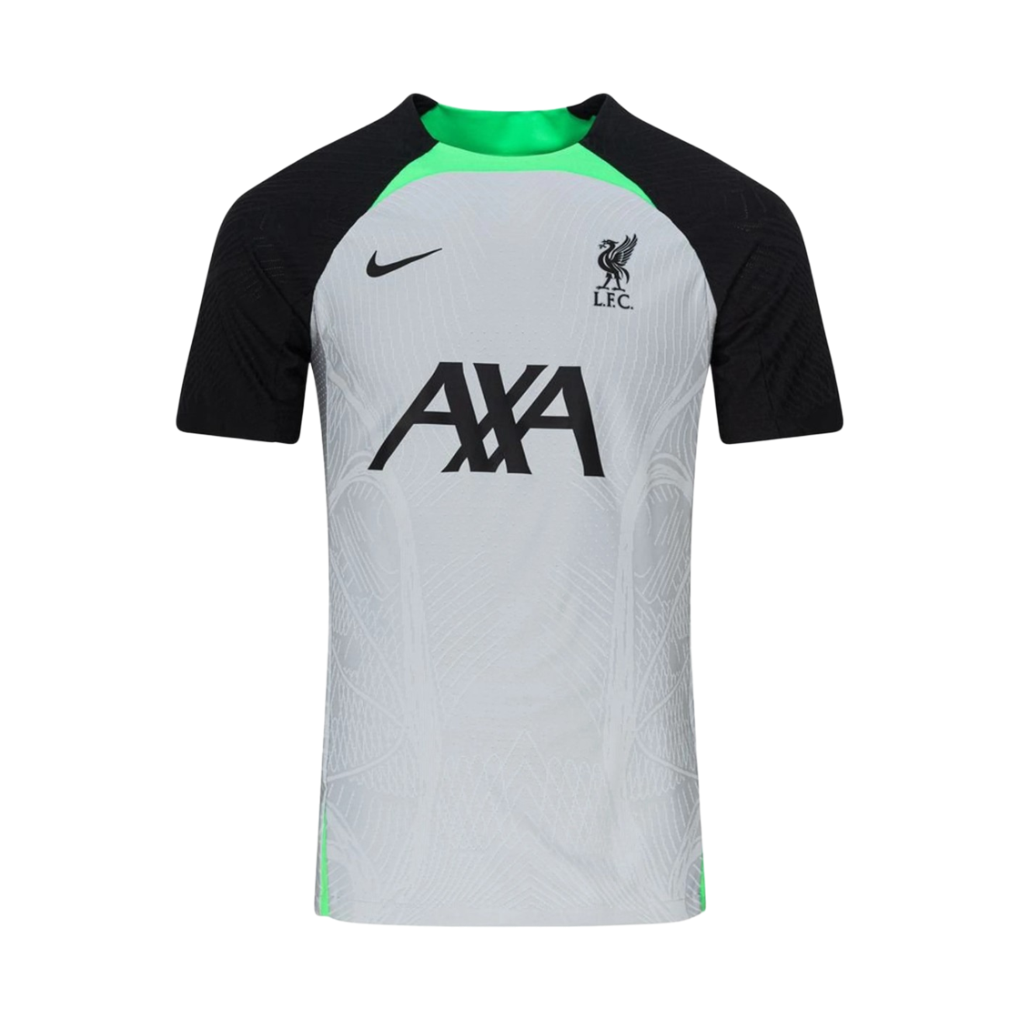 나이키 리버풀 FC 스트라이크 엘리트 드라이핏 ADV 니트 풋볼 탑 울프 그레이 블랙 (DX2891-013) (논 마킹 버전)(Nike Liverpool FC Strike Elite Dri-Fit ADV Knit Football Top Wolf Grey Black (DX2891-013) (Non Marking Ver.)) - 1