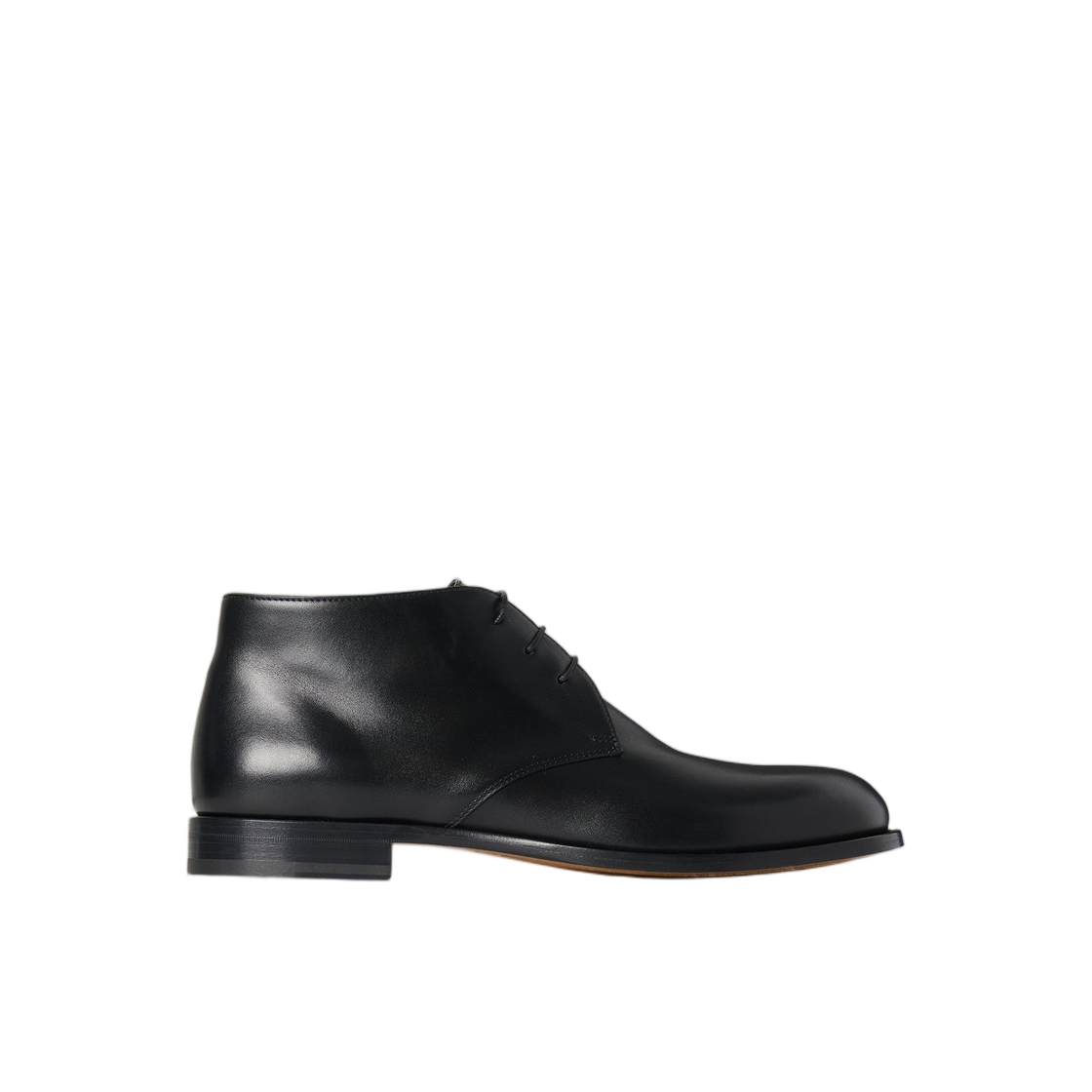 F2115L58BLK The Row Pascal Bootie in Leather Black