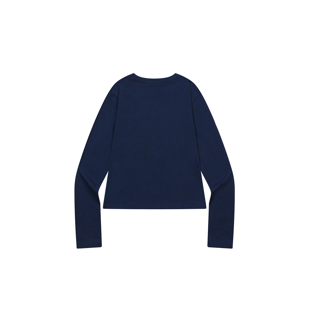 무센트 모아 도트 하트 로고 라운드넥 긴팔 티 네이비(MUCENT Moa Dot Heart Logo R-Neck T (2Color) Navy) - 2