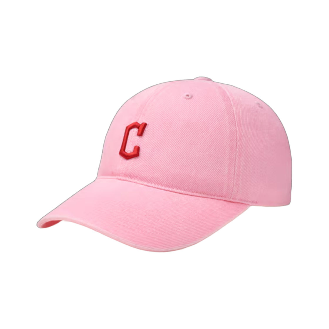 3ACPVV14N-45PKM MLB Basic Washed Unstructured Ball Cap Cleveland Guardians Pink