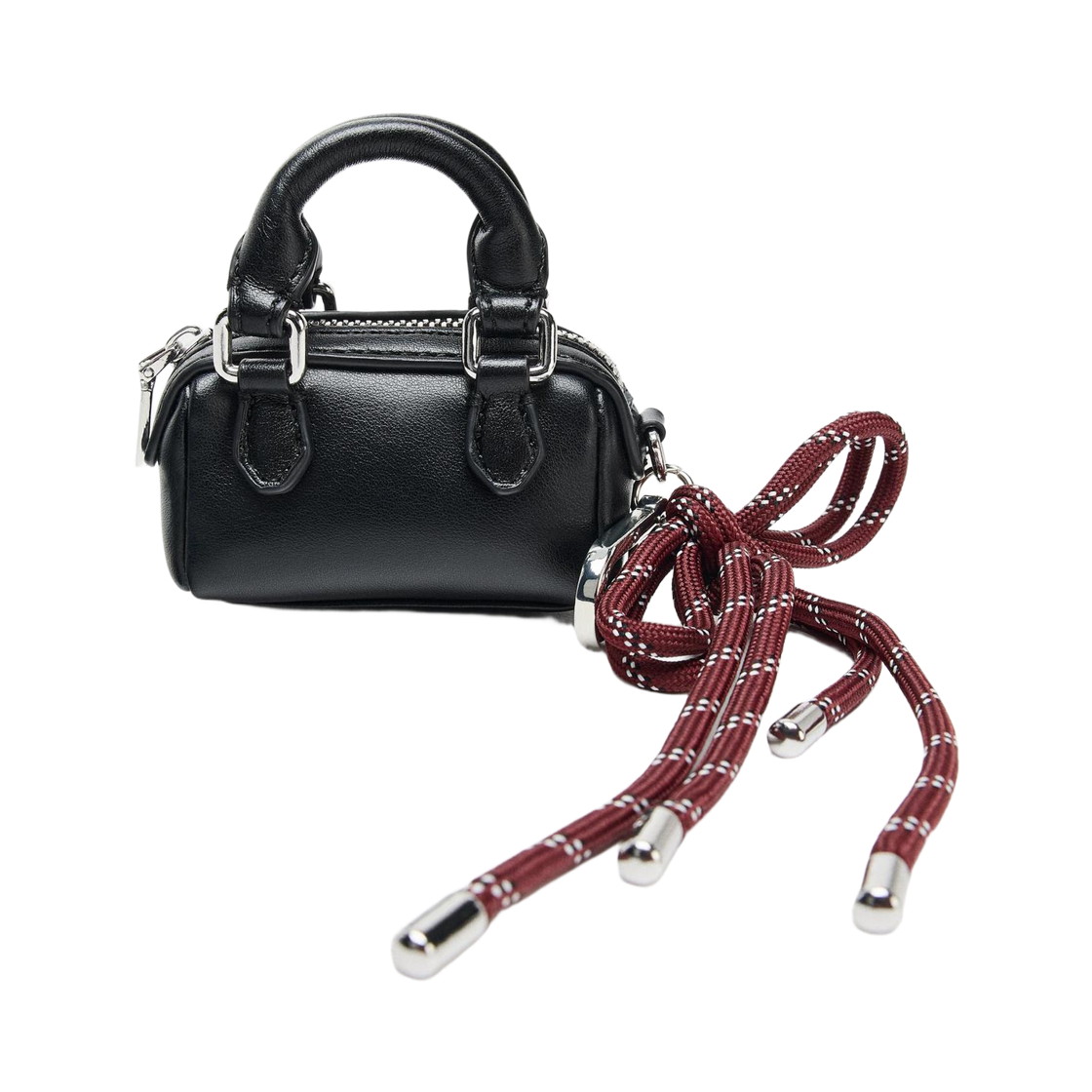 6837/610/800 Zara Mini City Bag Charm Black